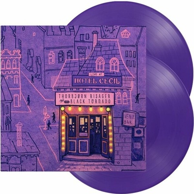 Risager Thorbjorn & Black Tornado - Live At Hotel Cecil Purple 2 LP