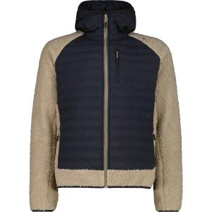CMP Мъжко поларено яке CMP Jacket Hybrid Fix Hood 36P1437 Hybrid jacket - Antracite / Teak - размер 48 (EU) (005-7330-0212)