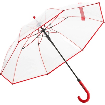 Fare Deštník Fare 7112, holový, transparetní, automatický COT46711200499-red Červená UNI