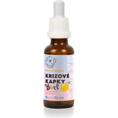 Bachove kvapky pre deti s citrónovou príchuťou 30 ml