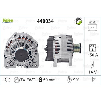 Alternátor VALEO 440034