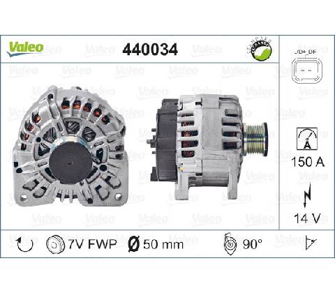 Alternátor VALEO 440034