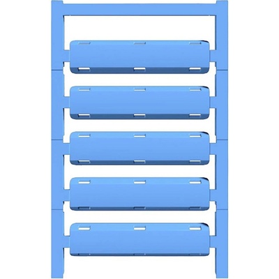 Weidmüller 2602740000 SFX-DT 10/60 S MC NE BL značení přístrojů Potisknutelná plocha: 9.5 x 60 mm modrá Počet markerů: 5