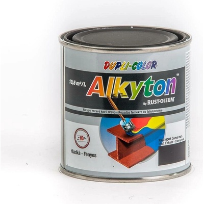 Alkyton antikorozní barva na rez 3v1 0,25 l černá mat