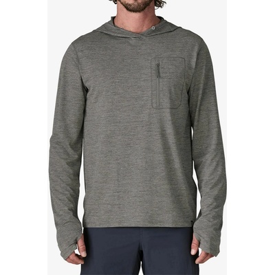 Patagonia Sun Hoodie Cap Cool Sun Hoody forge grey noble grey x-dye