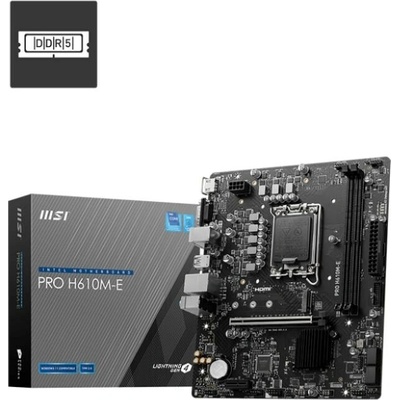 MSI PRO H610M-E