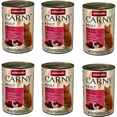 Animonda Carny Adult hovädzie morčacie & krevety 400 g