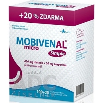 Valeant Mobivenal Micro Simple 100+20 tabliet