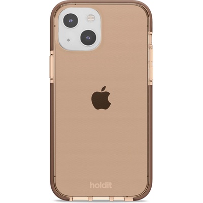 Holdit Гръб Holdit Seethru Case за iPhone 13/14 - Кафяв