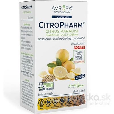 Avropa CitroPharm FORTE bylinné kvapky 50 ml