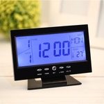 Foxgood Часовник с голям LCD дисплей DS-8082 - Черен (19115-black) Будилник