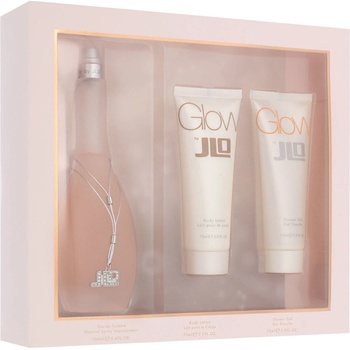 Jennifer Lopez Glow by Jlo EDT 100 ml + tělové mléko 75 ml + sprchový gel 75 ml pro ženy dárková sada