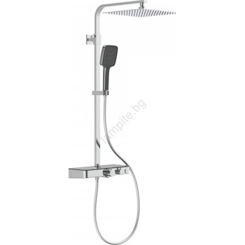 SCHÜTTE 60531 - Комплект за душ с термостатен смесител OCEAN l. хром/антрацит (CH0020)