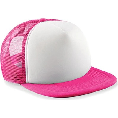 Beechfield Detská sieťovaná šiltovka BB Fuchsia one size