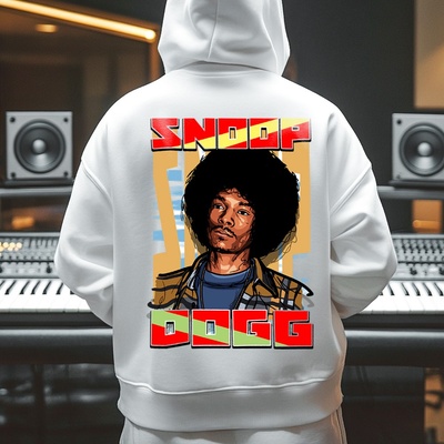 Мъжко Худи Snoop DoggPR-535 - Черен , размер