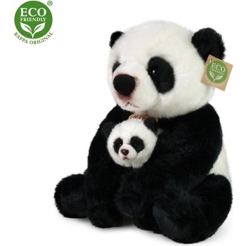 Eco-Friendly Rappa panda s mláďaťom 27 cm