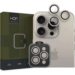 HOFI Протектор за Камерата на iPhone 15 Pro, Hofi CamRing Glass, Сив (5906302308125)