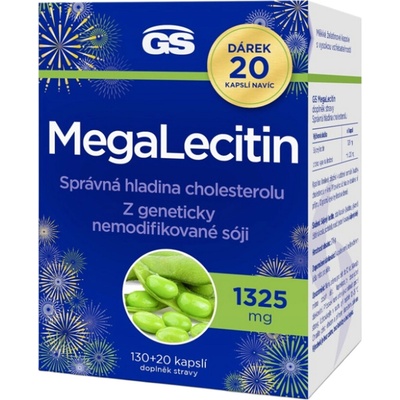 GS Megalecitin 130+20 kapslí NAVÍC dárkové balení 2025