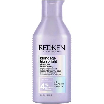 Redken Blondage High Bright 300 ml озаряващ шампоан за изрусена коса за жени