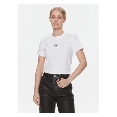 Calvin Klein Jeans Тишърт J20J222687 Бял Regular Fit (J20J222687)