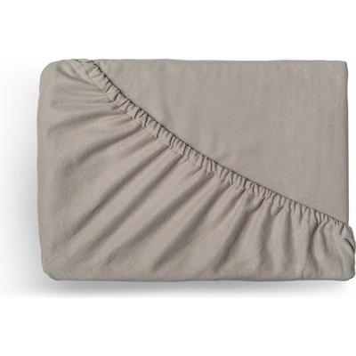 Kvalitex flanel napínacie prestieradlo béžová 90x200