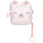 KikkaBoo Плюшена играчка кубче KIKKABOO - Bear with me, pink (31201010394)