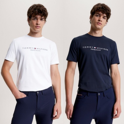 Tommy Hilfiger Tričko Equestrian Williamsburg Graphic pánské desert sky – Hledejceny.cz