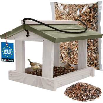 ČistéDrevo Drevené kŕmidlo pre vtáky borovica