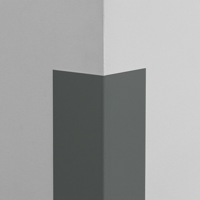 VMBal Plastová ochrana rohu LUX - GRAFITOVÁ - 30 x 30 mm x 1,5 m - samolepící