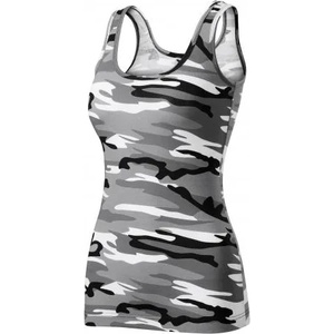 Malfini Camouflage дамски потник, сив, 180г/м2 (13632)