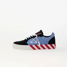 Off-White Low Vulcanized Canvas/ Suede Black Light Blue