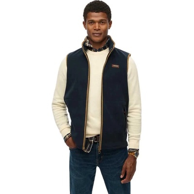SUPERDRY Потник Superdry Estate Fleece vest - Blue (Eclipse Navy)