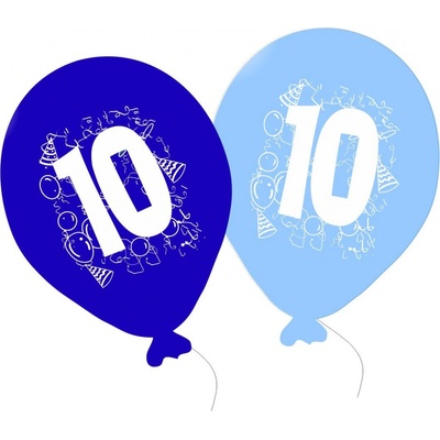 Balonky.cz Balonky narozeniny s číslem 10 pro kluky