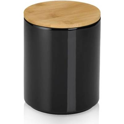 Kela (Германия) Канистер за съхранение kela cady керамичен - 1.7 л - черен (kela 15275)
