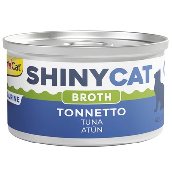 GimCat ShinyCat Tuna in Broth парченца риба тон в натурален бульон