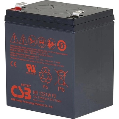 CSB 12V 5,1Ah HighRate F2 HR1221WF2