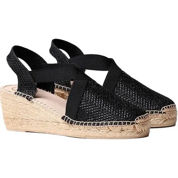 TONI PONS Triton Wedge Espadrilles - Black (Black)