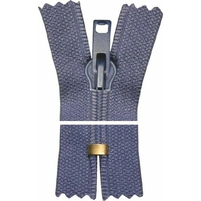Spirálový zip, nedělitelný - 75cm - modrý - WICO - BALENÍ 10 ks