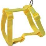 Freedog Harness Nylon Basic - Регулируем нагръдник за кучета, 10мм А: 12 см - 24 см B: 22 см - 33 см, жълт