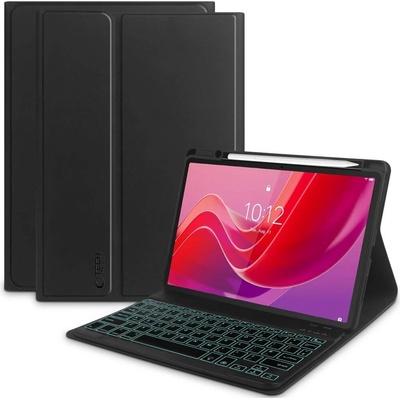 Tech-Protect Калъф с Клавиатура за Lenovo Tab M11 11", Tech-Protect Bluetooth Keyboard Case, Черен (5906203691753)