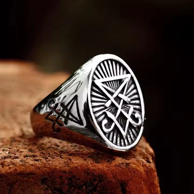 NNM пръстен Lucifer Satan Signet - SS8-1146R