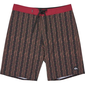 Quiksilver Бански гащета Quiksilver Surfsilk Straight 20´´ swimming shorts - Brown (Black Horizons)
