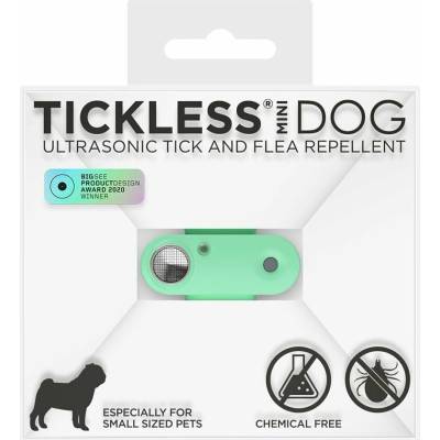 Tickless Mini nabíjecí ultrazvukový odpuzovač klíšťat pro menší psy a kočky mátový 1 ks