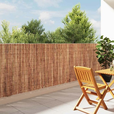 vidaXL Plot z kůry Hnědá 400 x 125 cm Kůra