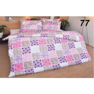 2P servis povlečení krep 77 Vzor lsk-77 Krep 100% Bavlna 140x200 70x90
