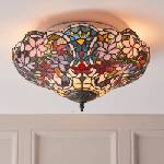 Endon Lighting 70709 - Плафон Tiffany SULLIVAN 2xE27/60W/230V, диаметър 40 см (EN0667)