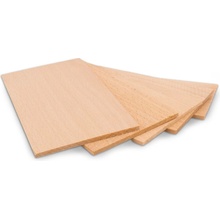 Metrie Dřevěná destička z masivu 125 x 70 x 3 mm Buk