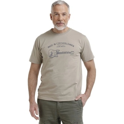 Bushman pánské tričko GUITARRA šedá