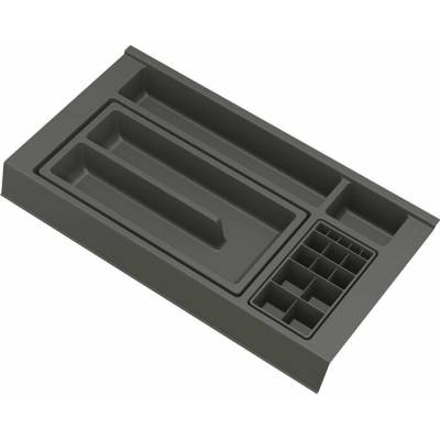 GOLLINUCCI Koupelnový organizér s příslušenstvím 450mm 241x422x53mm antracit (GOLLINUCCI Koupelnový organizér s příslušenstvím 450mm 241x422x53mm antracit)