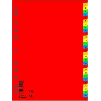 DONAU Регистър donau a/4 пластмаса 1-31 цвят u7736095pl-99 (u7736095pl-99)